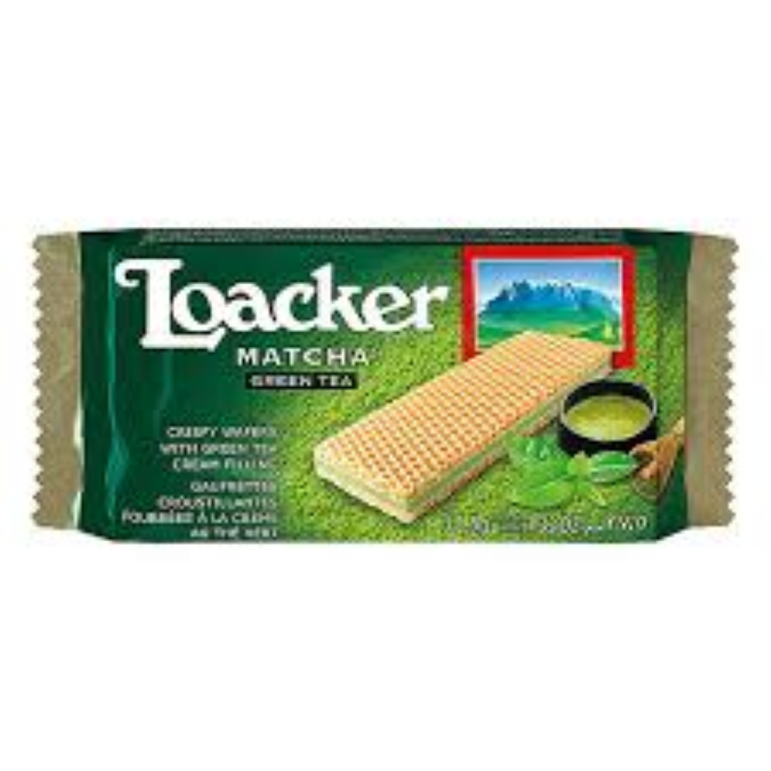 LOACKER CLASSIC WAFER GREEN TEA 37.5G
